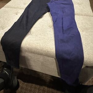Royal Bones Black and purple Skinny Jeans